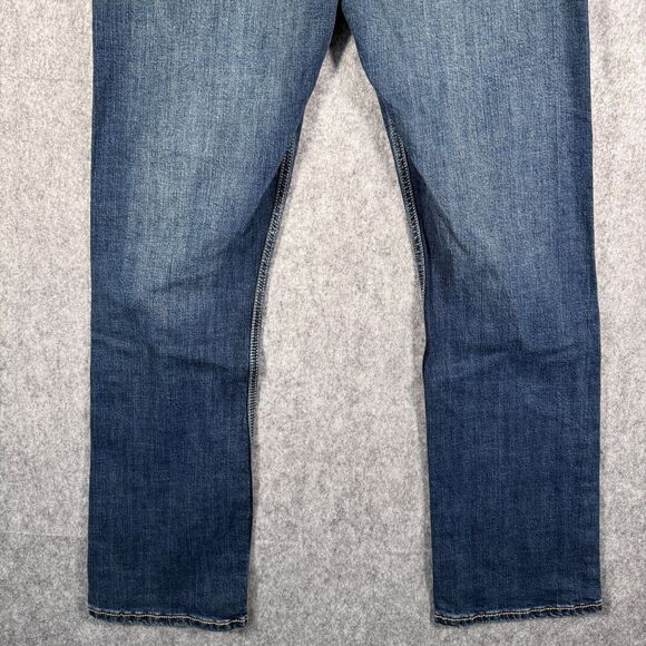 Wrangler Retro Slim Boot Jeans Mens 35x34 (Fits 35x33) Blue Denim Western Cowboy - Picture 12 of 12
